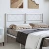 vidaXL Metal Replace Headboard White 150 cm