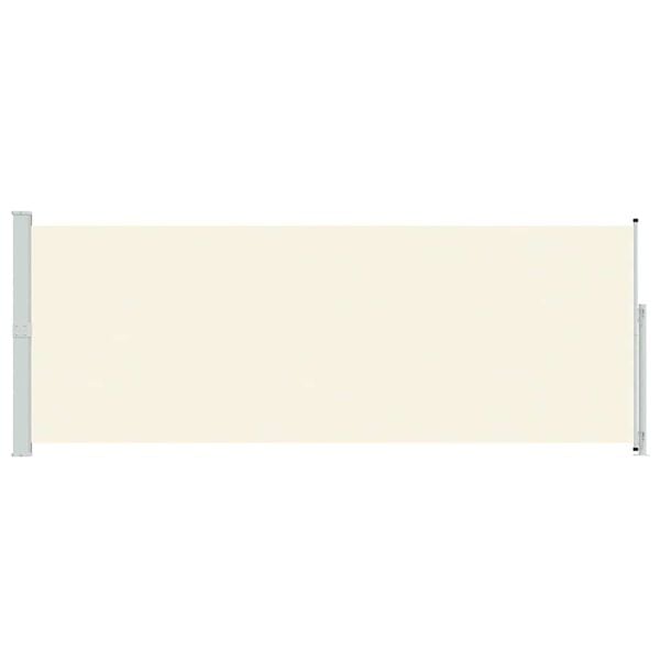 vidaXL Patio Retractable Side Awning 180x500 cm Cream