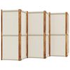 vidaXL 6-Panel Room Divider Light Grey 420x180 cm