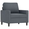vidaXL 4 Piece Sofa Set Dark Grey Velvet