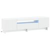 vidaXL LED TV Cabinet White Engineered Wood