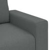 vidaXL 3 Piece Sofa Set with Cushions&nbsp;Dark Grey Fabric