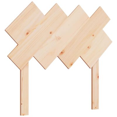 vidaXL Bed Headboard 92x3x81 cm Solid Wood Pine