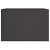 vidaXL Planter Black 62x40x39 cm Steel