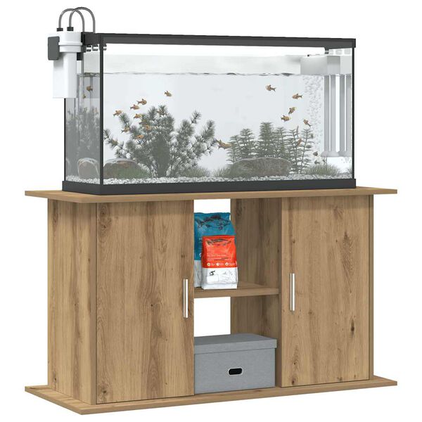 vidaXL Aquarium Stand Artisan Oak 101x41x58 cm Engineered Wood