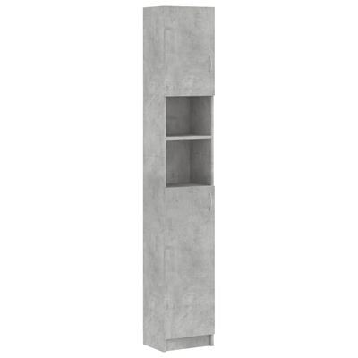 vidaXL Washing Machine Cabinet Set Concrete Grey Engineered Wood