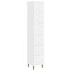 vidaXL Cabinet Set 2 pcs 33 x 34.5 x 90 cm Engineered Wood White
