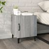 vidaXL Bedside Cabinet Grey Sonoma Engineered Wood