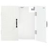 vidaXL Dartboard Cabinet HAARLEM White 52.5 x 10.5 x 53.5 cm