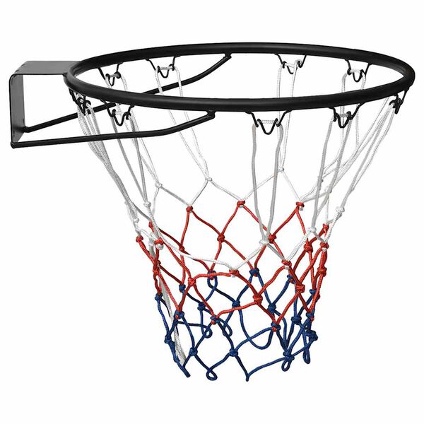 vidaXL Basketball Ring Black 45 cm Steel