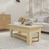 vidaXL Coffee Table Sonoma Oak 102x55x42 cm Engineered Wood