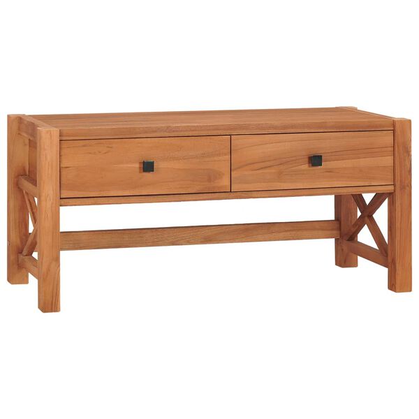 vidaXL TV Cabinet 100x40x45 cm Teak Wood