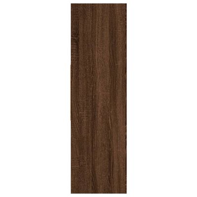 vidaXL Book Cabinet Brown Oak 97.5x29.5x100 cm Engineered Wood