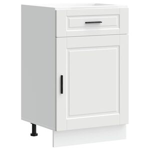 vidaXL Kitchen Base Cabinet "Porto" White Engineered Wood