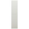 vidaXL Locker Cabinet Light Grey 90x40x180 cm Steel