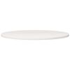 vidaXL Table Top White &Oslash;80x2.5 cm Solid Wood Pine