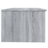 vidaXL Coffee Table Grey Sonoma 102x50x36 cm Engineered Wood