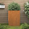 vidaXL Planter 52x48x75 cm Corten Steel