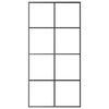 vidaXL Sliding Door with Hardware Set 102.5x205 cm ESG Glass&Aluminium