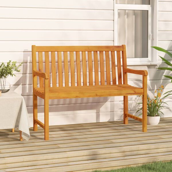 vidaXL Garden Bench 110 cm Solid Acacia Wood