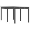 vidaXL Garden Table Grey 159.5x82.5x76 cm Solid Wood Pine