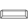 vidaXL Coffee Table Black with Tempered Glass 120x60x35 cm