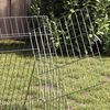 vidaXL Rabbit Cage Silver 650 x 55 x 55 cm Galvanised Steel