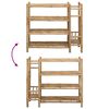 vidaXL Shoe Rack with Shelf Natural 88 x 27 x 80 cm Bamboo