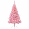 vidaXL Artificial Pre-lit Christmas Tree with 150 LEDs Pink 150 cm PVC