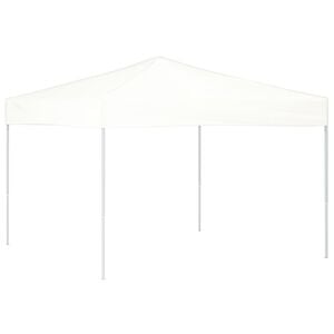 vidaXL Folding Party Tent White 3x3 m