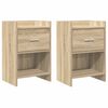 vidaXL Bedside Tables 2 pcs Sonoma Oak 40 x 30 x 60 cm Engineered Wood