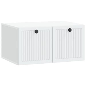 vidaXL Wall-Mounted TV Cabinet White 59.5 x 41 x 30 cm Engineered Wood