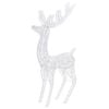 vidaXL XXL Acrylic Christmas Reindeers 250 LED 2 pcs 180 cm Warm White
