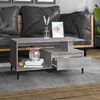 vidaXL Coffee Table Grey Sonoma 90x49x45 cm Engineered Wood