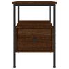 vidaXL Bedside Cabinets 2 pcs Brown Oak 34x36x50 cm Engineered Wood
