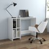 vidaXL Notebook Desk High Gloss White 102.5x35x75 cm Engineered Wood