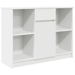 vidaXL Sideboard with Drawer White 101x35x76 cm Engineered Wood