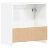 vidaXL Bathroom Cabinet High Gloss White 60x33x61 cm Engineered Wood