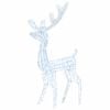 vidaXL Acrylic Reindeer Christmas Decoration 140 LEDs 128 cm Cold White
