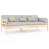 vidaXL Day Bed without Mattress Solid Wood Pine 90x190 cm Single