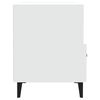 vidaXL Bedside Cabinets 2 pcs White Engineered Wood