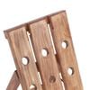 vidaXL Wine Rack for 15 Bottles 26x50x70 cm Solid Mahogany Wood