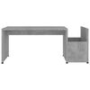 vidaXL Coffee Table Concrete Grey 90x45x35 cm Engineered Wood