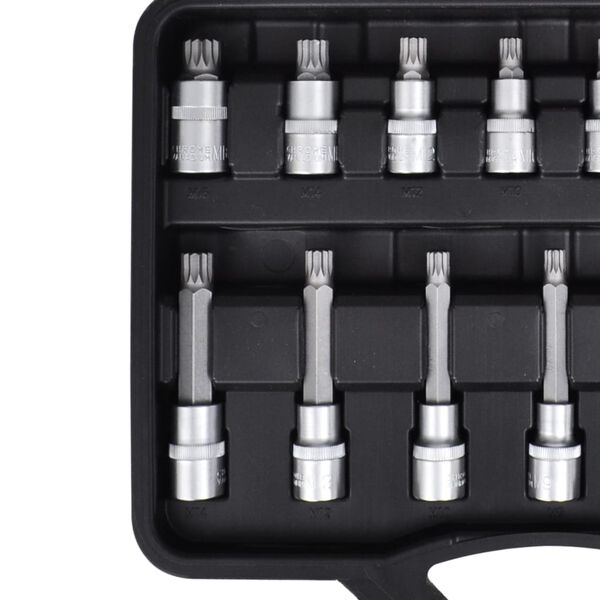12-Point Bit Set Case Socket Set Tool Box Tool Kit 26 pcs