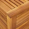 vidaXL Garden Storage Box with Louver 150x50x56 cm Solid Wood Acacia