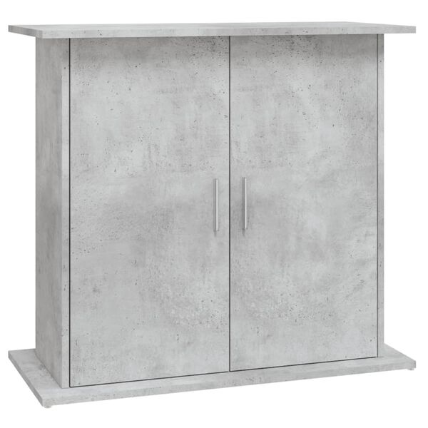vidaXL Aquarium Stand Concrete Grey 81x36x73 cm Engineered Wood