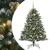 vidaXL Artificial Christmas Tree with 150 LEDs with Stand Green 150 cm