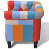 Home Armchair Fabric Patchwork Cushion Armrest High Quality