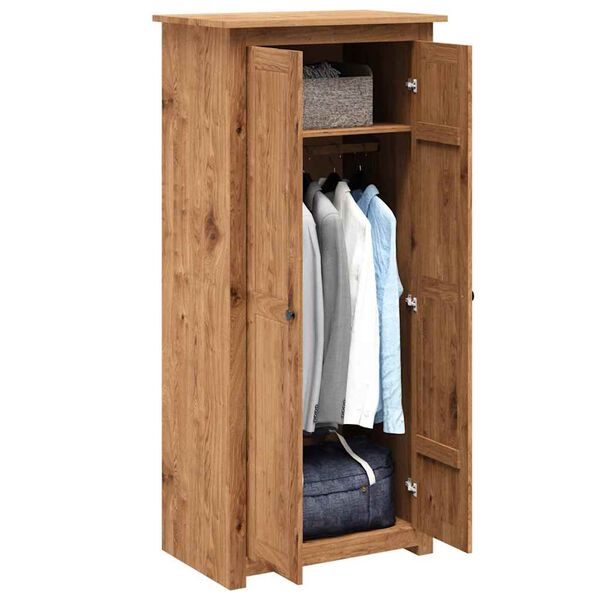 vidaXL Wardrobe 80x50x171.5 cm Solid Pine Panama Range