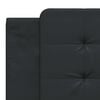vidaXL Bed Frame without Mattress "Zadar" Black 180x200 cm Super King Faux Leather